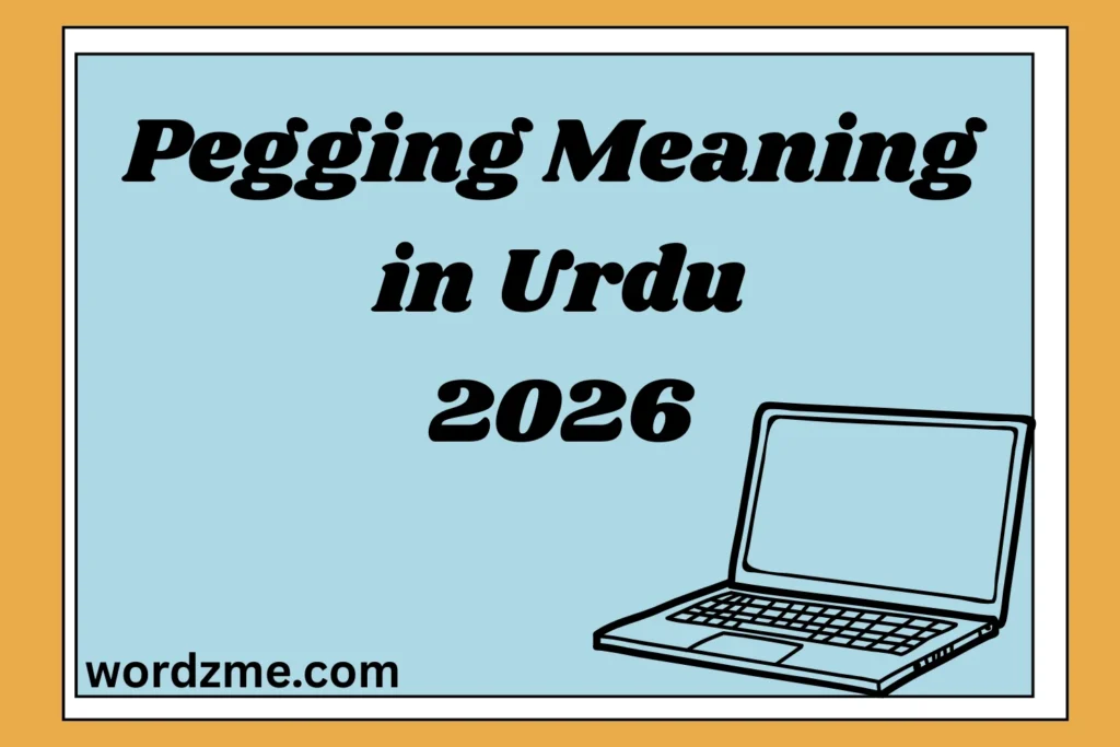 Pegging Meaning in Urdu
