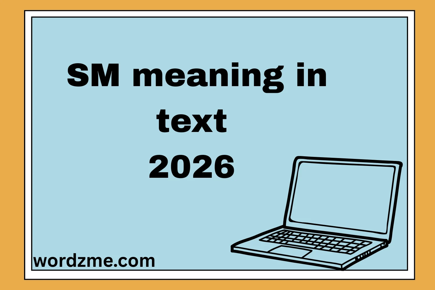 sm meaning in text