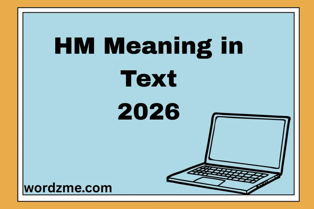 HM Meaning in Text 2026