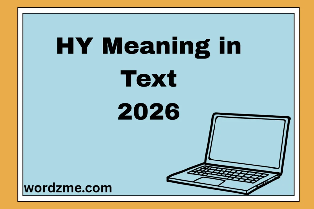 HY Meaning in Text