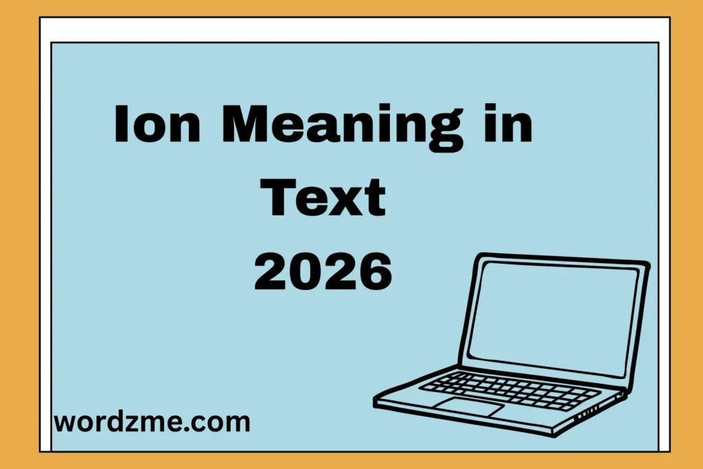 Ion Meaning in Text