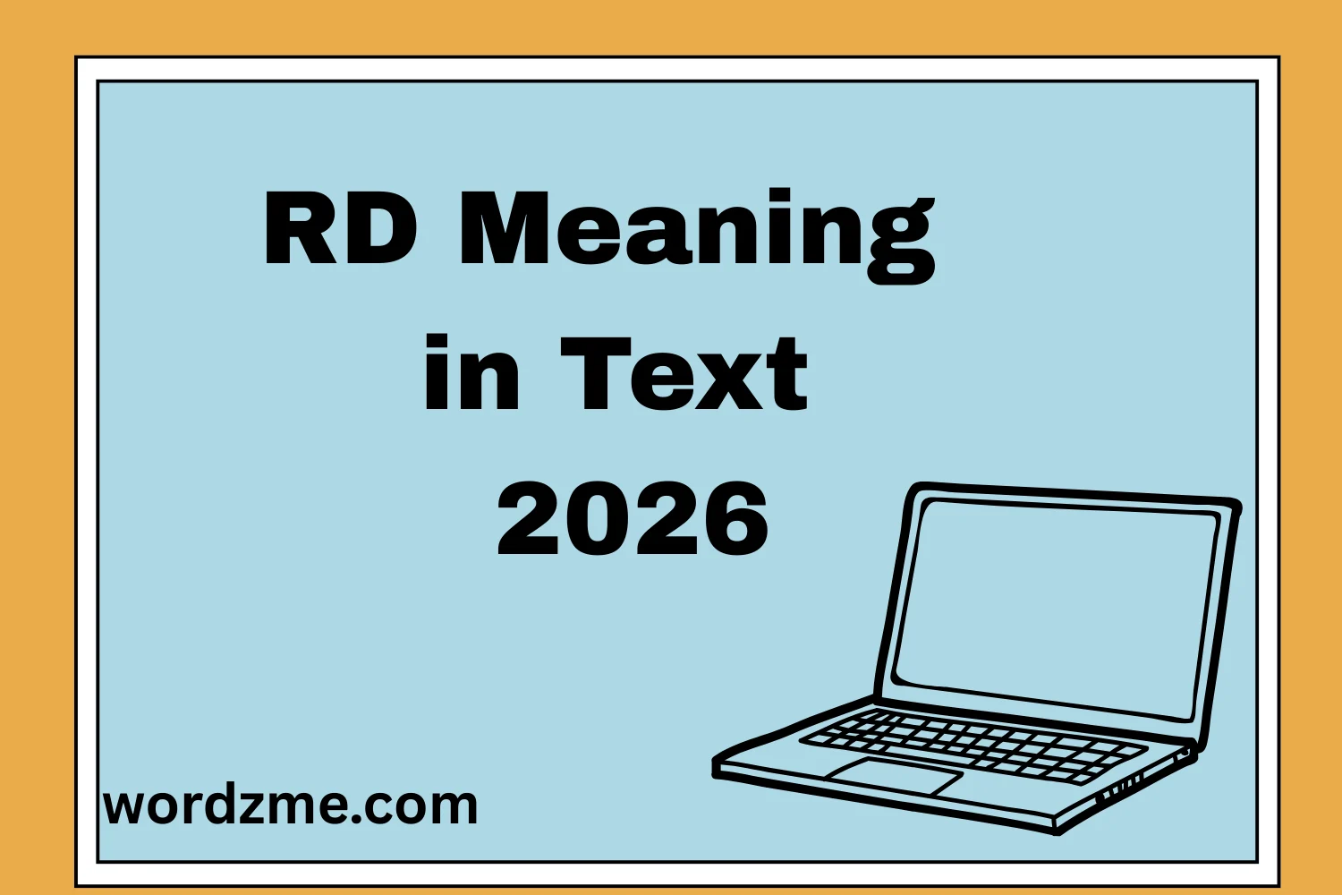 RD Meaning in Text