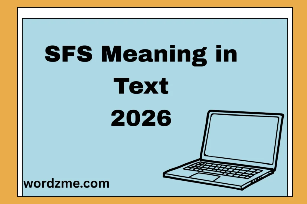 SFS Meaning in Text