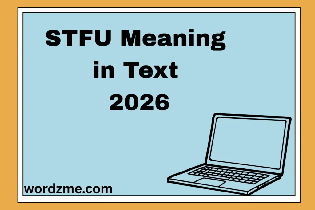 STFU Meaning in Text 2026