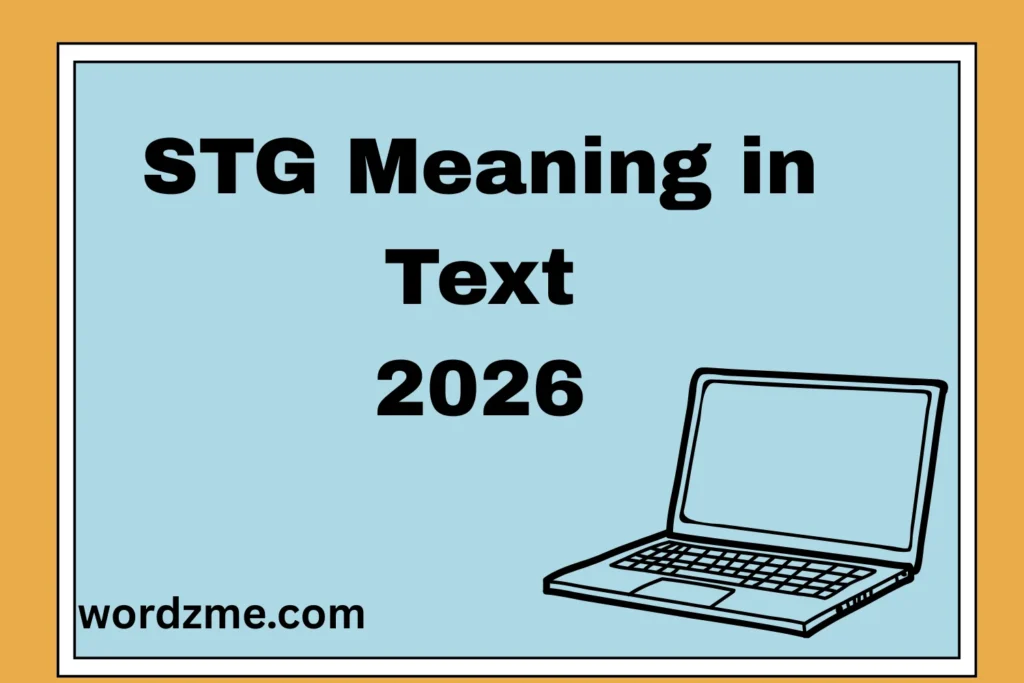 STG Meaning in Text